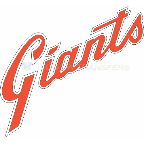 San Francisco Giants Iron-on Stickers (Heat Transfers)NO.1894